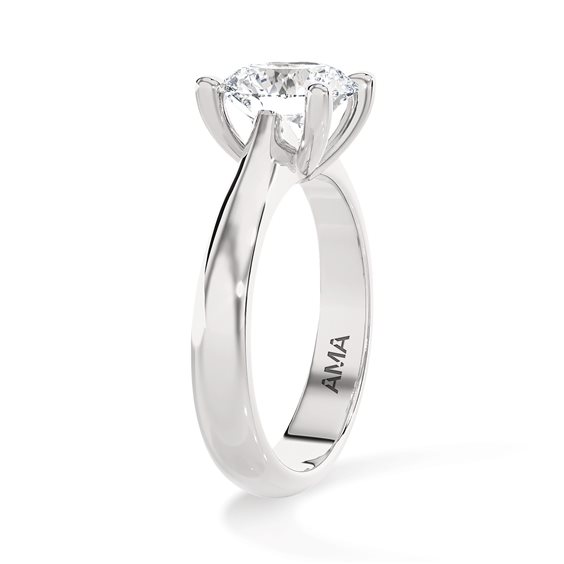 Anillo Ama Mujer in Oro blanco Diamante Lab Grown 1 Ct AMA-AN-1011-16-13-1 - AMA-AN-1011-16-13-1